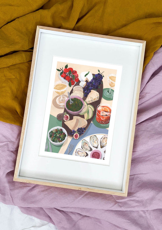 'Dinner Party' A3 Original