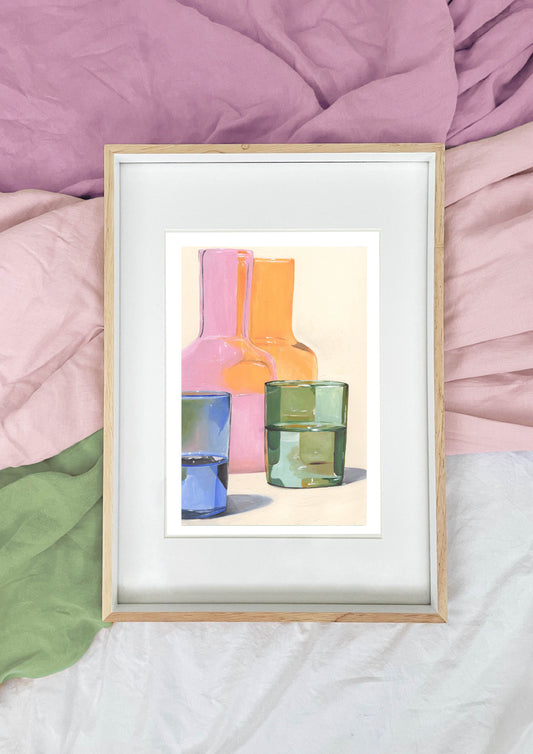 ‘Glassy' A4 Original