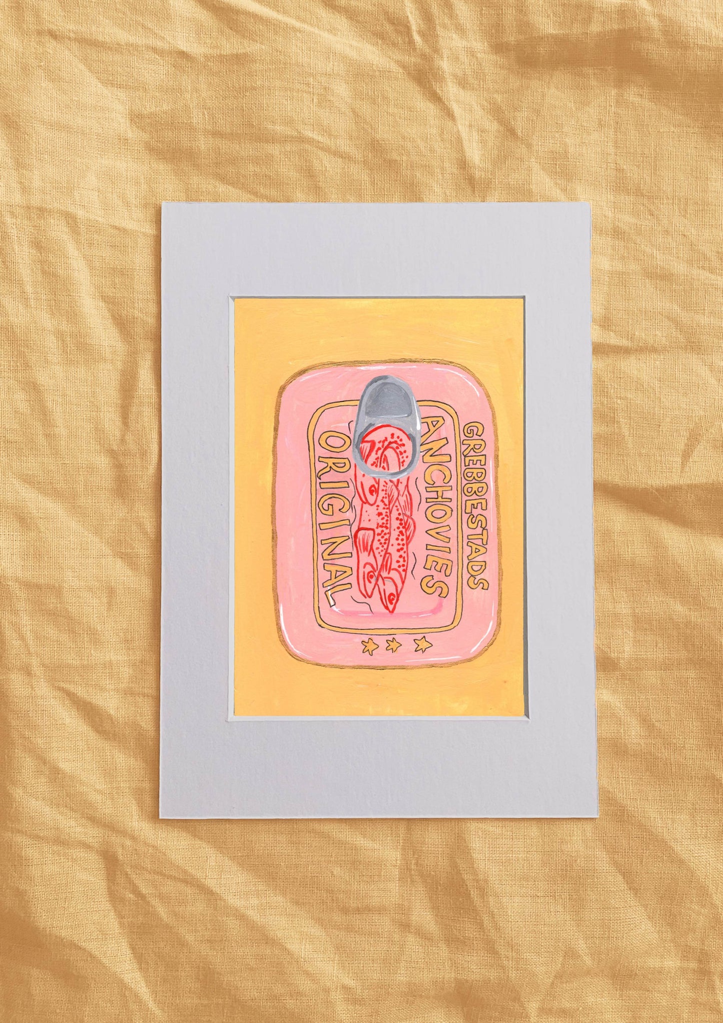 'Anchovies in Pink' Mini Original