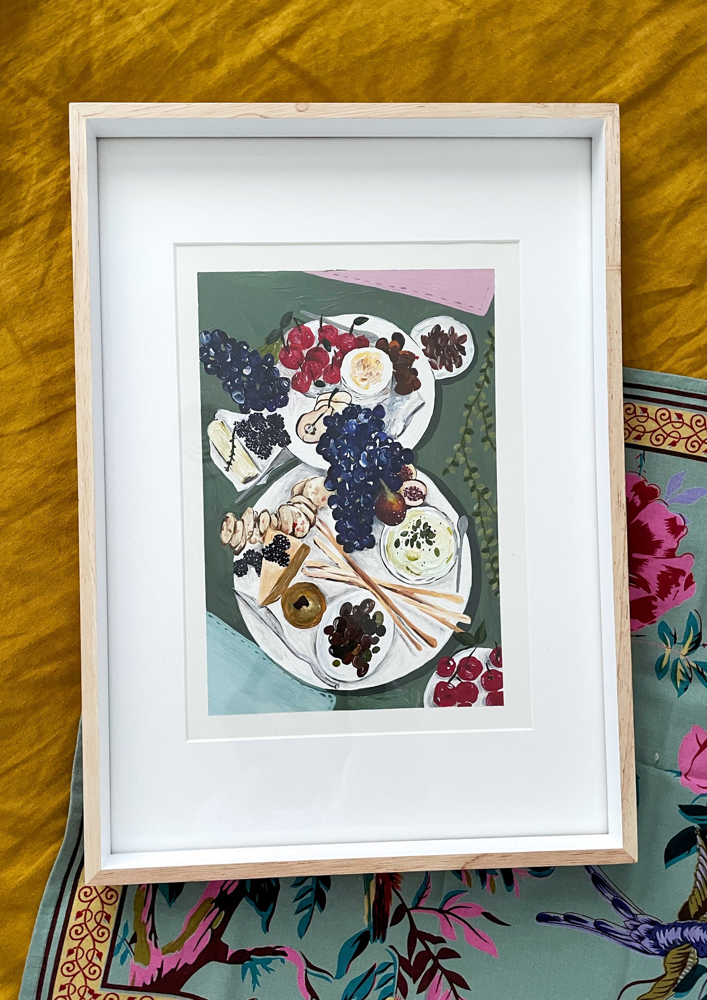 ‘Charcuterie Dreaming’ A4 Original