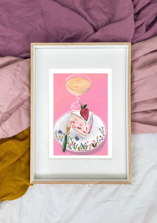 ‘Tipsy Tea Party’ A5 Original