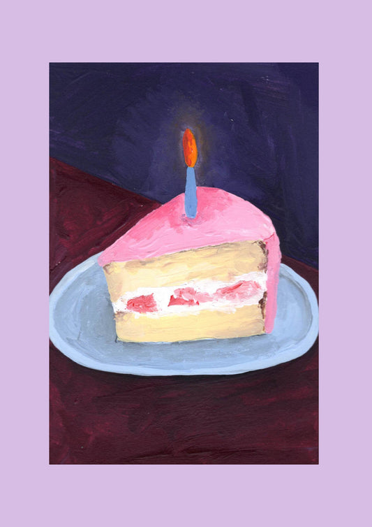 Pink Cake Card