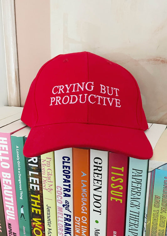 Crying but Productive Hat PRE-ORDER